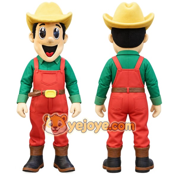 Happy Cowboy Mascot Costume