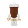 Happy Coffee Cup Mascot Costume