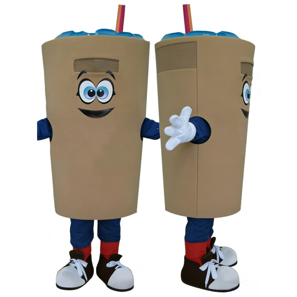 Friendly Coffee Cup Mascot Costume