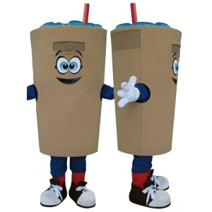 Friendly Coffee Cup Mascot Costume