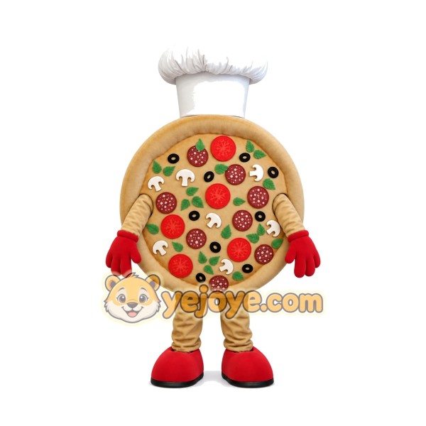 Realistic Lightweight Pizza Mascot Costume Realistic Lightweight Pizza Mascot Costume