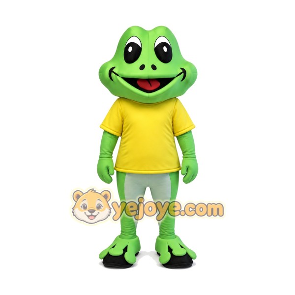 Happy Lightweight Frog Mascot Costume Happy Lightweight Frog Mascot Costume