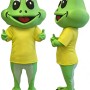 Happy Lightweight Frog Mascot Costume