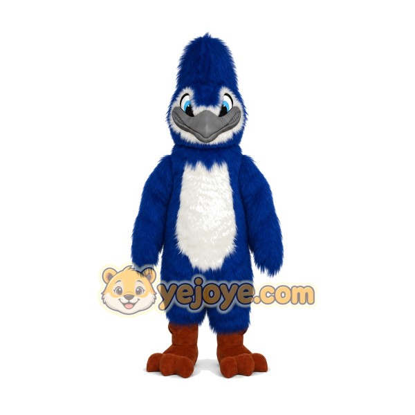 Realistic Blue Jay Mascot Costume