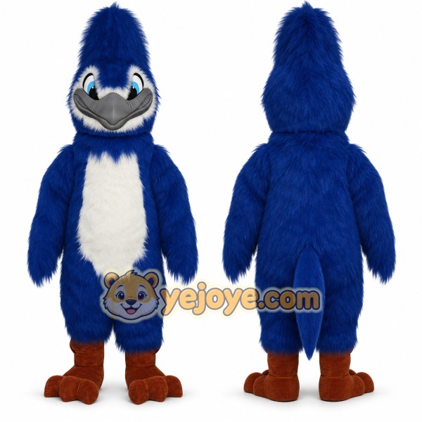 Realistic Blue Jay Mascot Costume