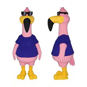 Flamingos Mascot Costume
