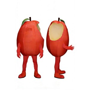 Red Lightweight Apple Mascot Costume