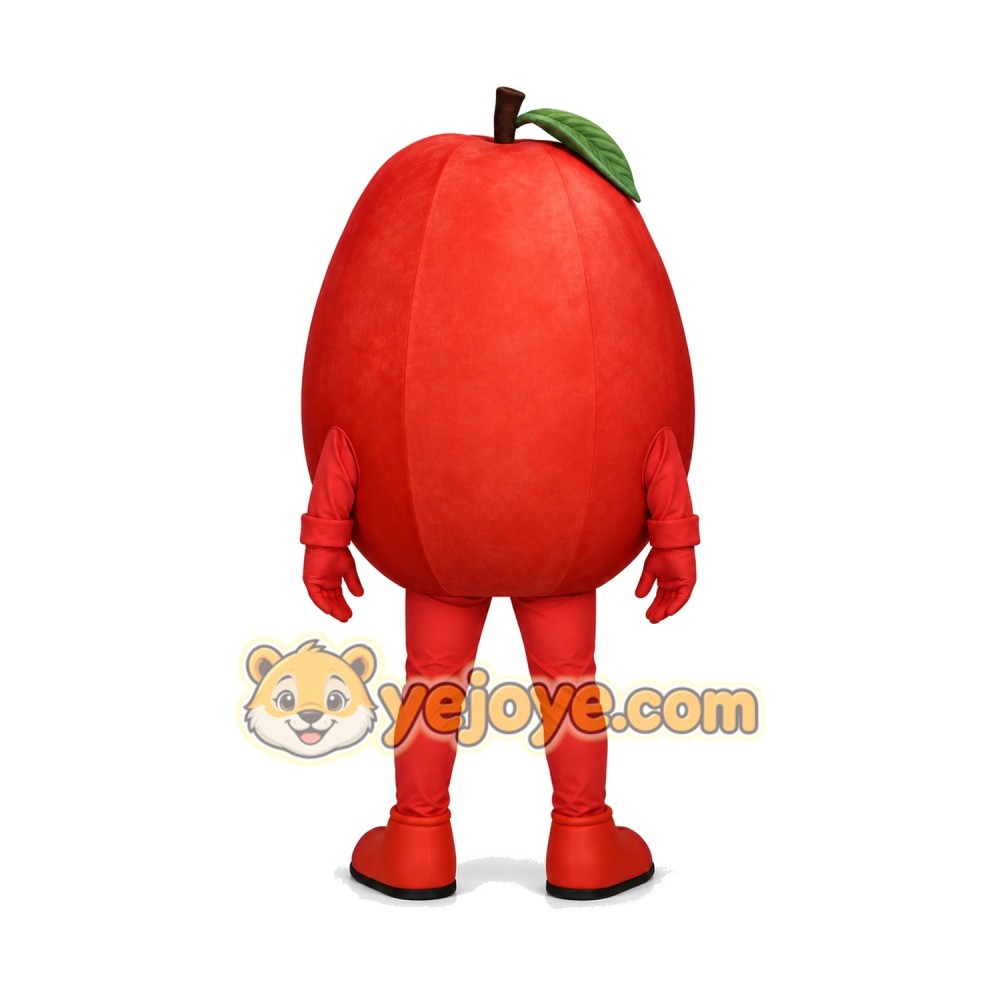 Red Lightweight Apple Mascot Costume Red Lightweight Apple Mascot Costume