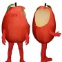 Red Lightweight Apple Mascot Costume