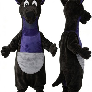 Black Kangaroo Mascot Costume