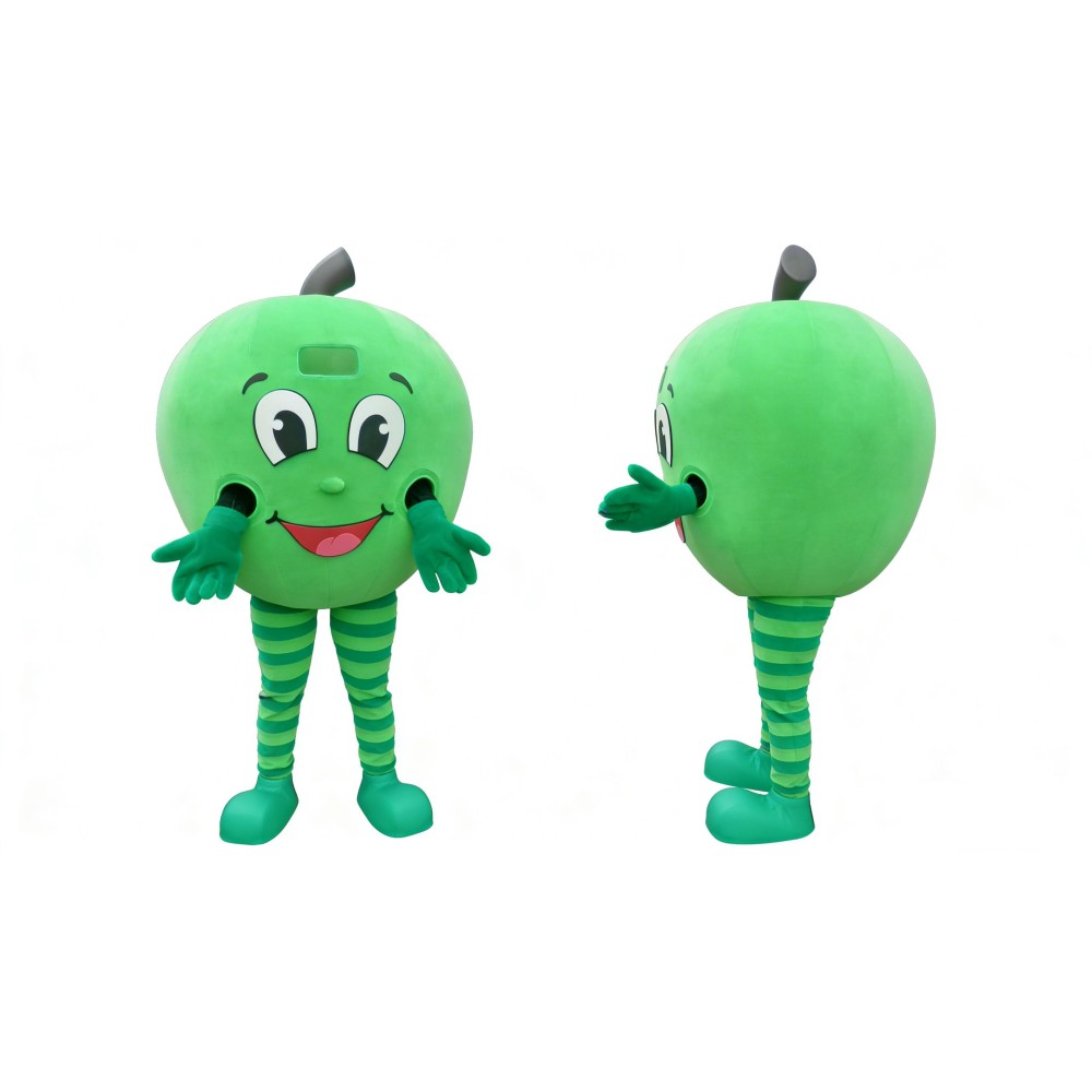 Green Lightweight Apple Mascot Costume