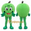 Green Lightweight Apple Mascot Costume Green Lightweight Apple Mascot Costume