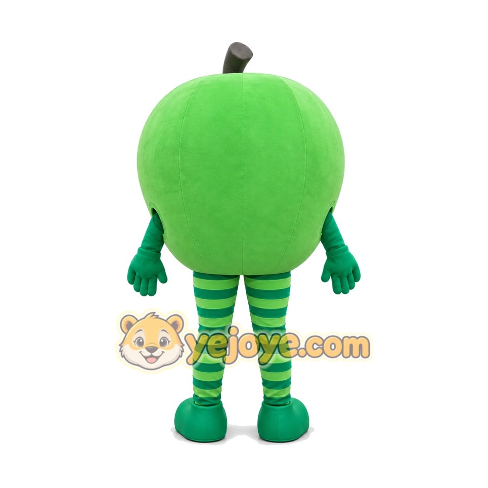 Green Lightweight Apple Mascot Costume Green Lightweight Apple Mascot Costume