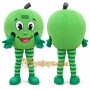 Green Lightweight Apple Mascot Costume