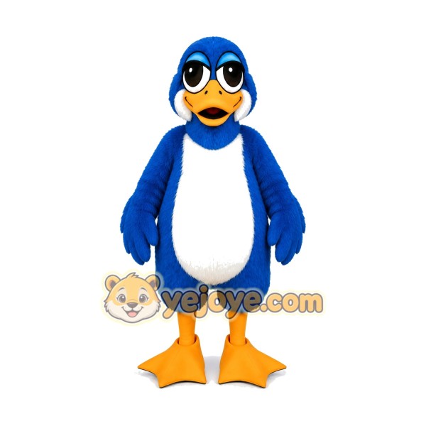 Blue Duck Mascot Costume