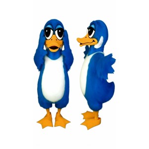 Blue Duck Mascot Costume
