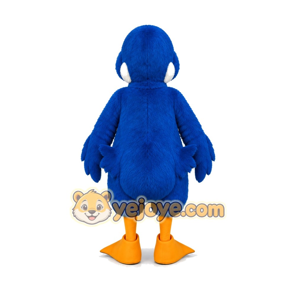 Blue Duck Mascot Costume Blue Duck Mascot Costume