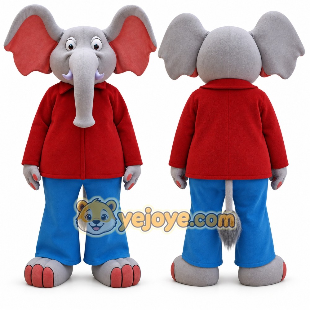 Sport Elephant Mascot Costume