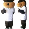 Sport Beaver Mascot Costume For Adult