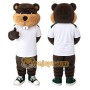 Sport Beaver Mascot Costume For Adult