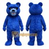 Fierce Blue Bear Mascot Costume Fierce Blue Bear Mascot Costume