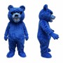Fierce Blue Bear Mascot Costume