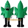Happy Leaf Mascot Costume Happy Leaf Mascot Costume