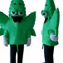 Happy Leaf Mascot Costume