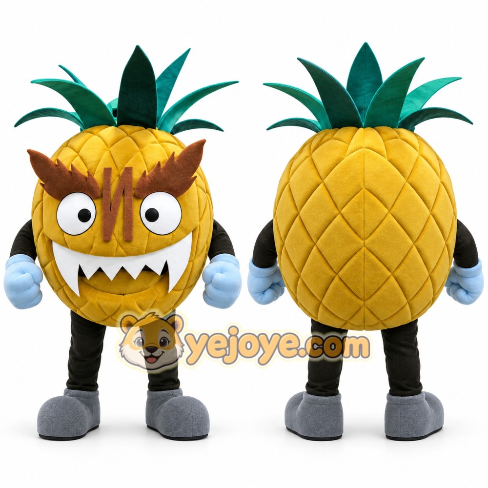Fierce Pineapple Mascot Costume Fierce Pineapple Mascot Costume