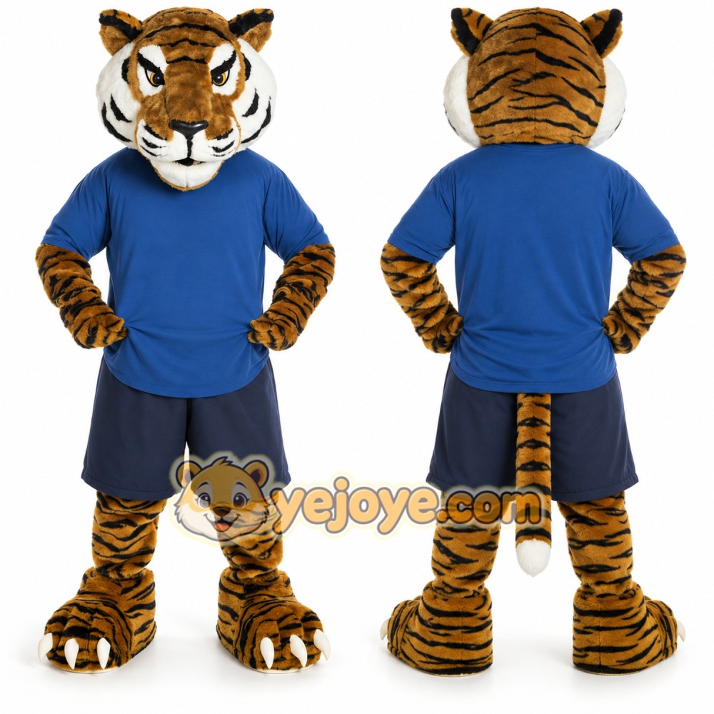 Fierce Lightweight Tiger Mascot Costume Fierce Lightweight Tiger Mascot Costume
