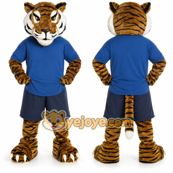 Fierce Lightweight Tiger Mascot Costume