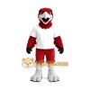 Red Falcon Hawk Mascot Costume