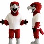 Red Falcon Hawk Mascot Costume