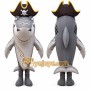 Fierce Shark Mascot Costume