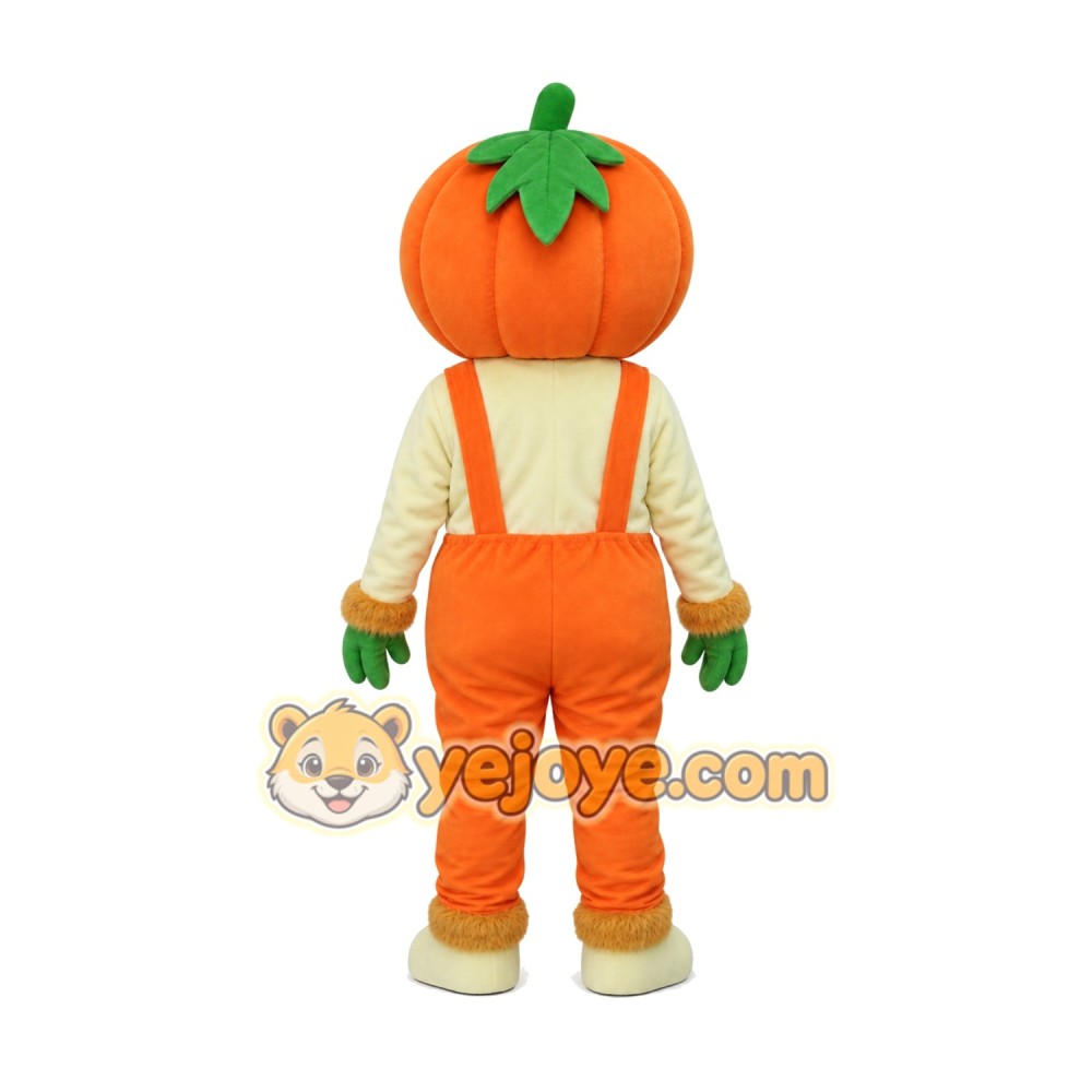 Realistic Halloween Pumpkin Mascot Costume