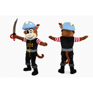 Pirate Monkey Mascot Costume