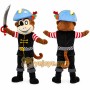 Pirate Monkey Mascot Costume