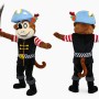 Pirate Monkey Mascot Costume