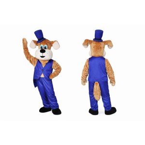 Friendly Dog Mascot Costume