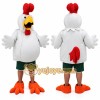 Funny White Chicken Mascot Costume