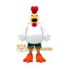 Funny White Chicken Mascot Costume