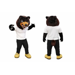 Fierce Lightweight Brown Bear Mascot Costume