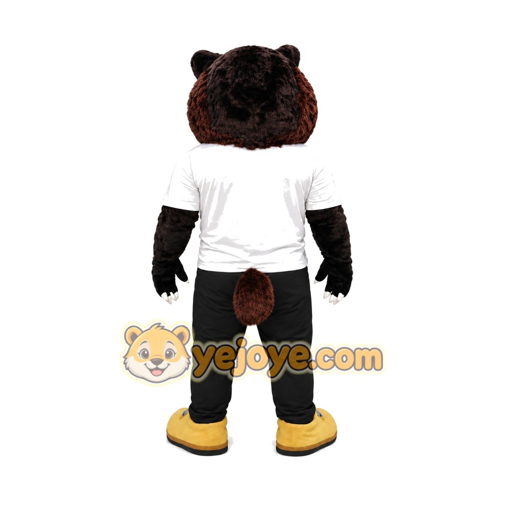 Fierce Lightweight Brown Bear Mascot Costume Fierce Lightweight Brown Bear Mascot Costume