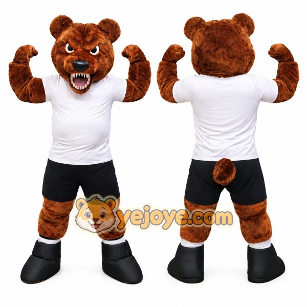 Fierce Lightweight Bear Mascot Costume