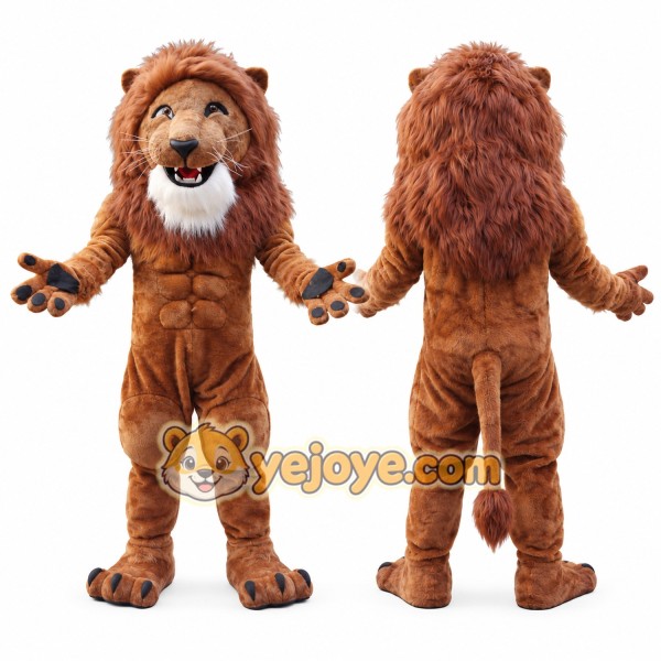 Power Lightweight Lion Mascot Costume