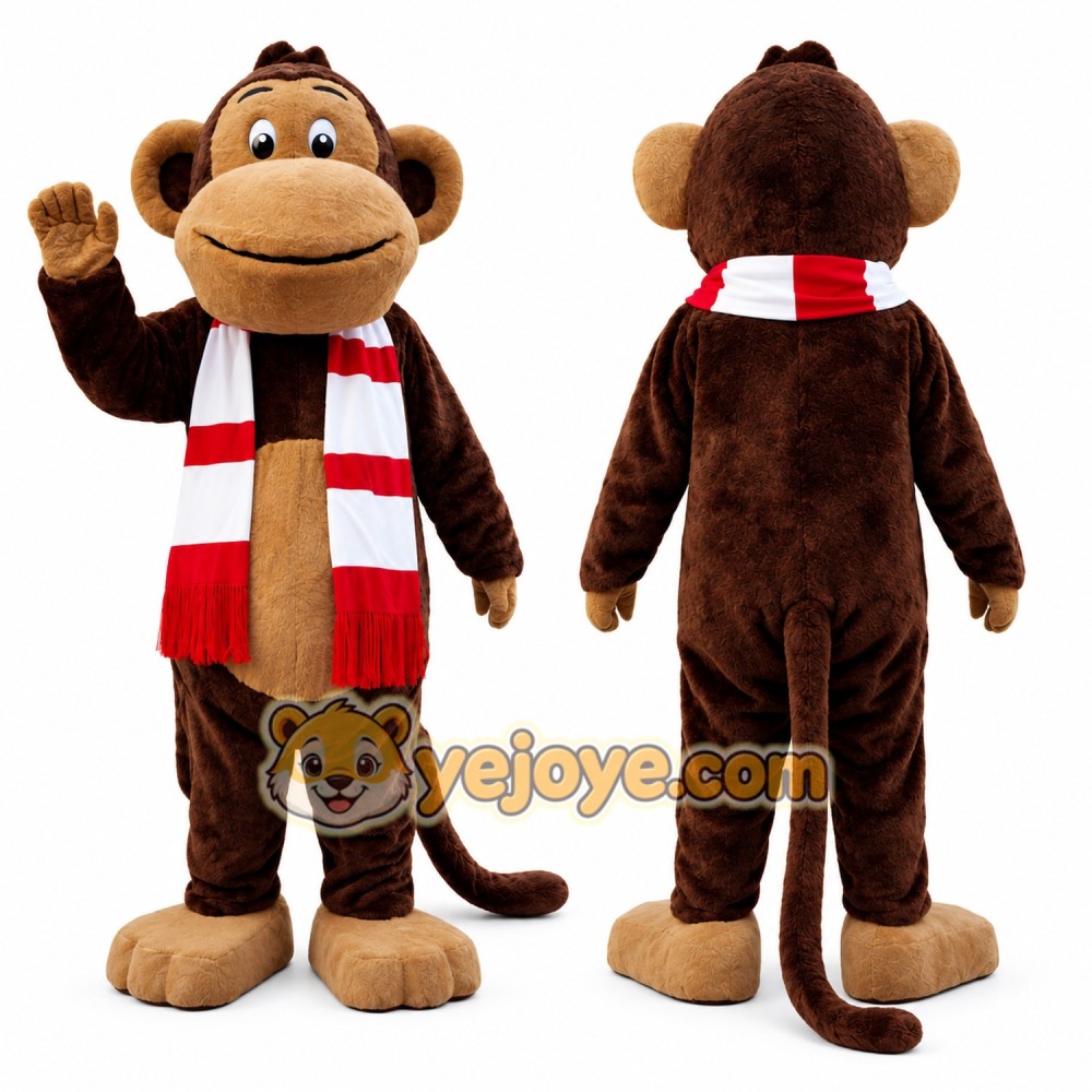 Friendly Lightweight Monkey Mascot Costume Friendly Lightweight Monkey Mascot Costume