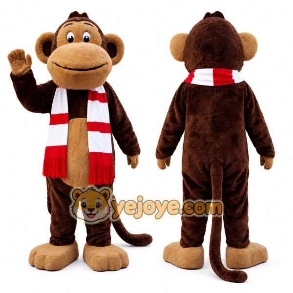 Friendly Lightweight Monkey Mascot Costume