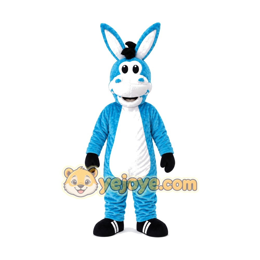 Blue Lightweight Donkey Mascot Costume Blue Lightweight Donkey Mascot Costume