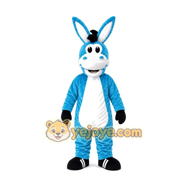 Blue Lightweight Donkey Mascot Costume Blue Lightweight Donkey Mascot Costume