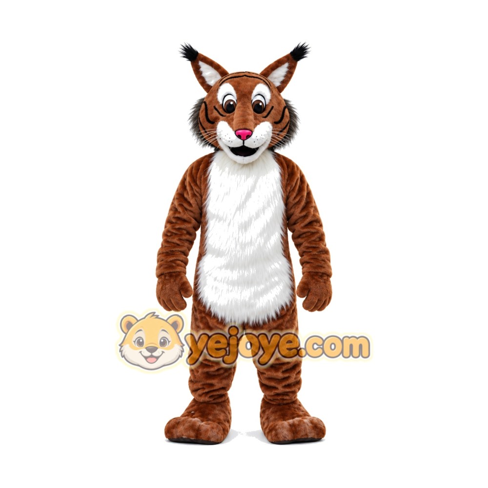 Realistic Wildcat Mascot Costume Realistic Wildcat Mascot Costume